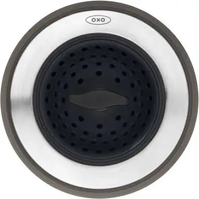 OXO Good Grips 2âinâ1âŻSilicone Sink StrainerâŻwithâŻStopper
