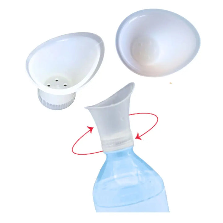 Eye Rinse Eyewash Cup Screws onto Water Bottles First Aid to Flush Contaminants - First Aid Made in USA