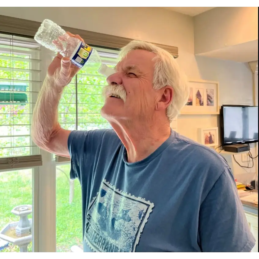 Eye Rinse Eyewash Cup Screws onto Water Bottles First Aid to Flush Contaminants - First Aid Made in USA