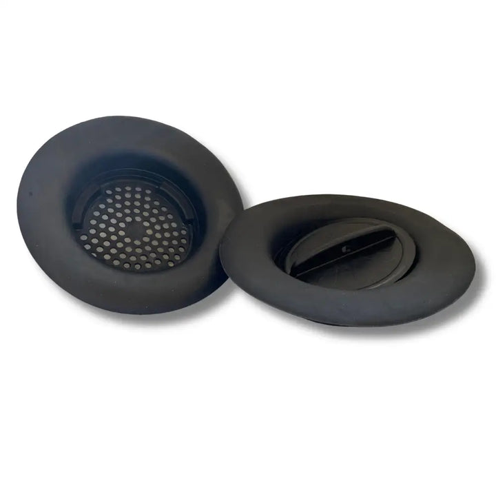 Flex Strainer 2-in-1 Kitchen Sink Drain Strainer & Stopper + BONUS STRAINER – Fits 3.5” Drains and Disposals Made
