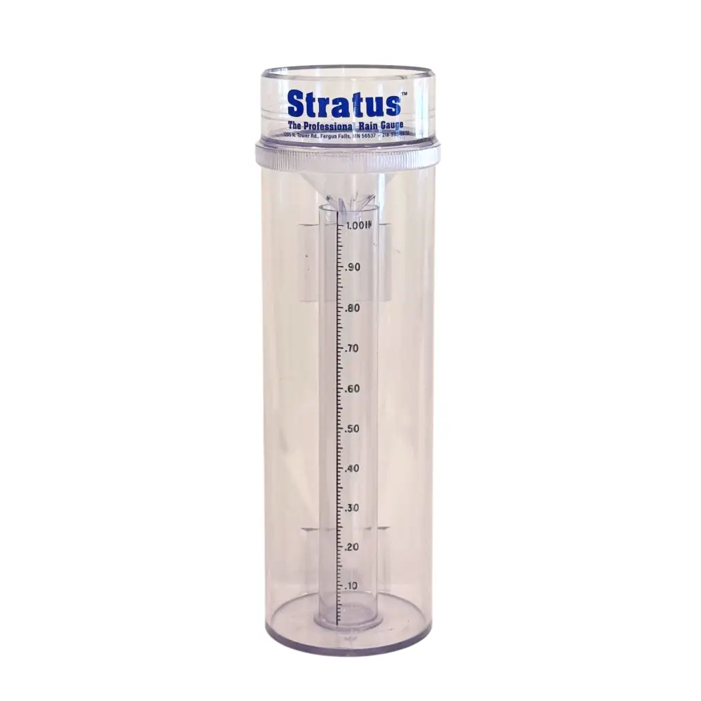 FLI Products Stratus Precision Rain Gauge 14-Inch NOAA-Endorsed Accurate to 1/100th Inch - Home and Garden