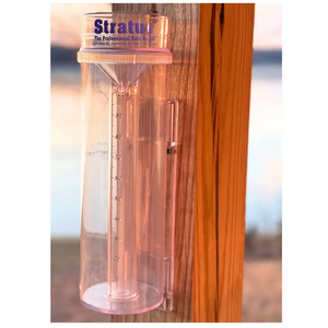 FLI Products Stratus Precision Rain Gauge 14-Inch NOAA-Endorsed Accurate to 1/100th Inch - Home and Garden