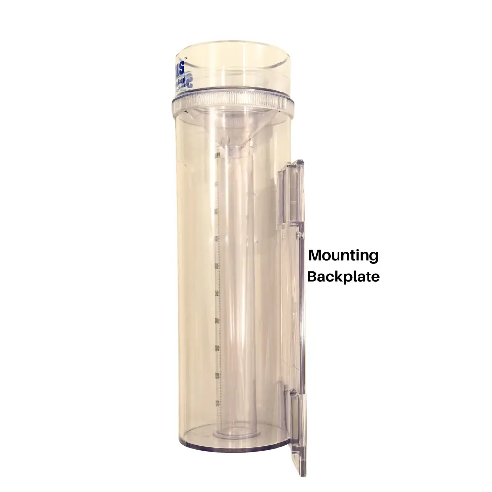 FLI Products Stratus Precision Rain Gauge 14-Inch NOAA-Endorsed Accurate to 1/100th Inch - Home and Garden
