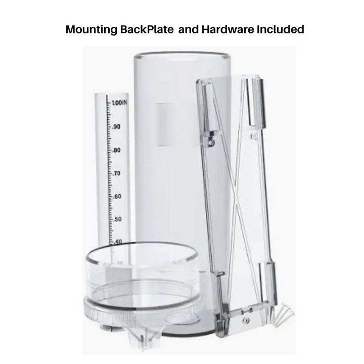 FLI Products Stratus Precision Rain Gauge 14-Inch NOAA-Endorsed Accurate to 1/100th Inch - Home and Garden USA Made