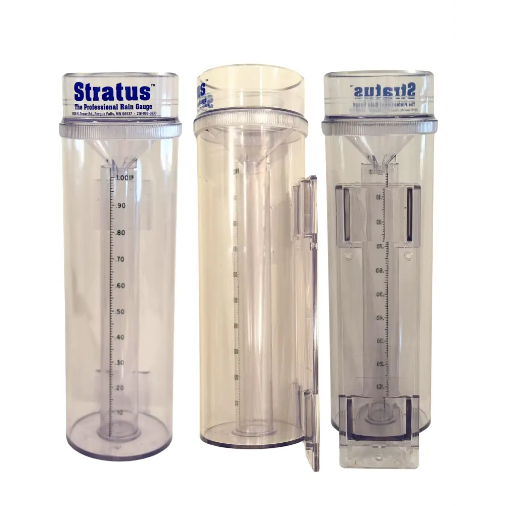 FLI Products Stratus Precision Rain Gauge 14-Inch NOAA-Endorsed Accurate to 1/100th Inch - Home and Garden
