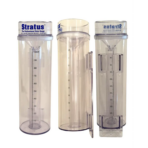 FLI Products Stratus Precision Rain Gauge 14-Inch NOAA-Endorsed Accurate to 1/100th Inch - Home and Garden