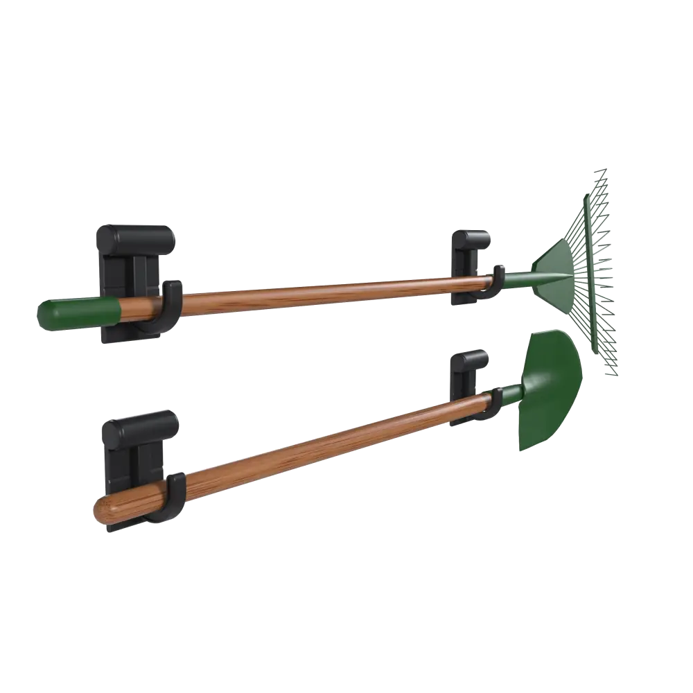 Hang It Simple 2in Wall Mounted Universal Storage Closet Hanger – Adjustable Durable Versatile 2-Pack - Hanging Storage