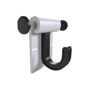 Hang It Simple 2in Wall Mounted Universal Storage Closet Hanger – Adjustable Durable Versatile 2-Pack - Hanging Storage