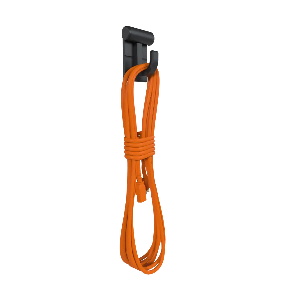 Hang It Simple 2in Wall Mounted Universal Storage Closet Hanger – Adjustable Durable Versatile 2-Pack - Hanging Storage