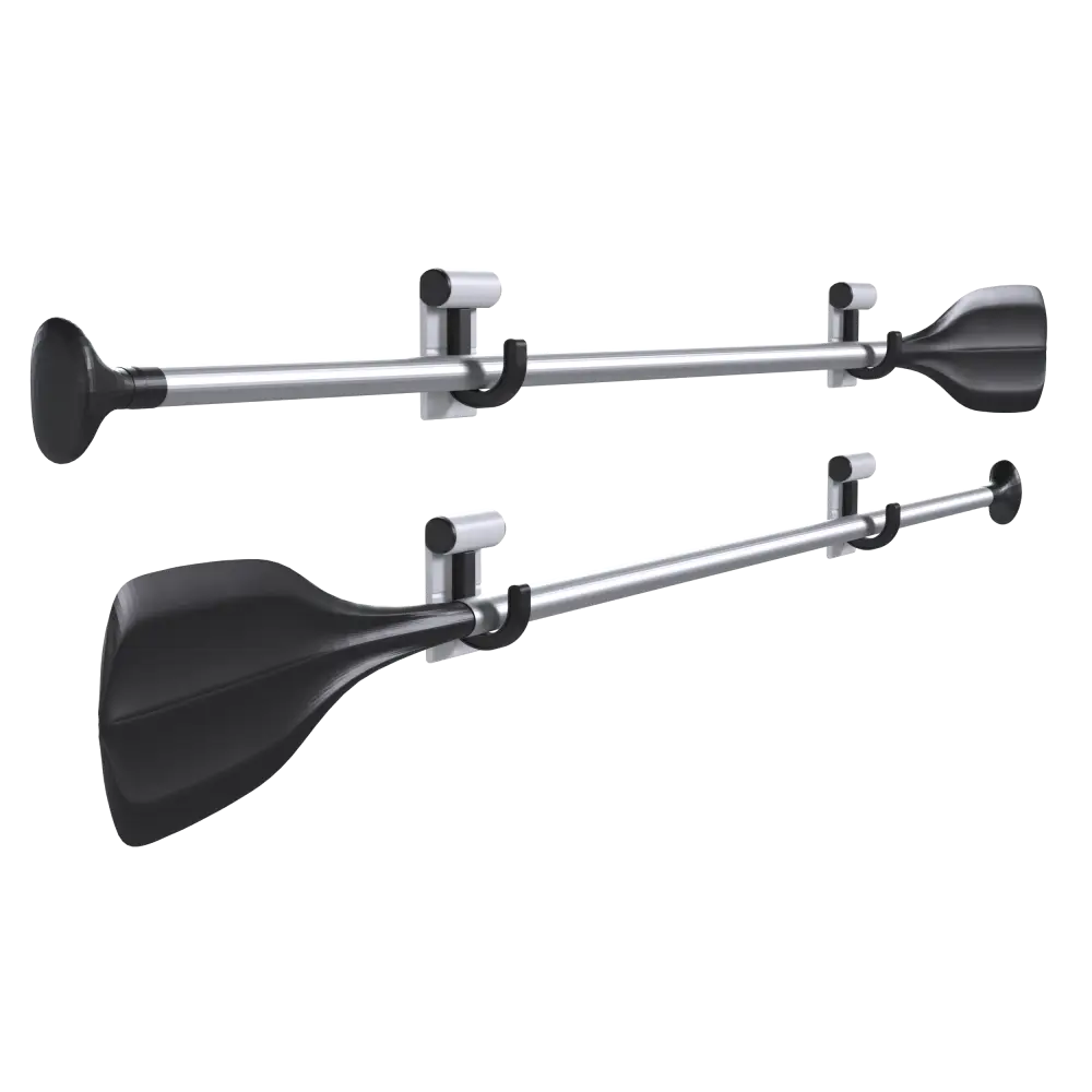 Hang It Simple 2in Wall Mounted Universal Storage Closet Hanger – Adjustable Durable Versatile 2-Pack - Hanging Storage