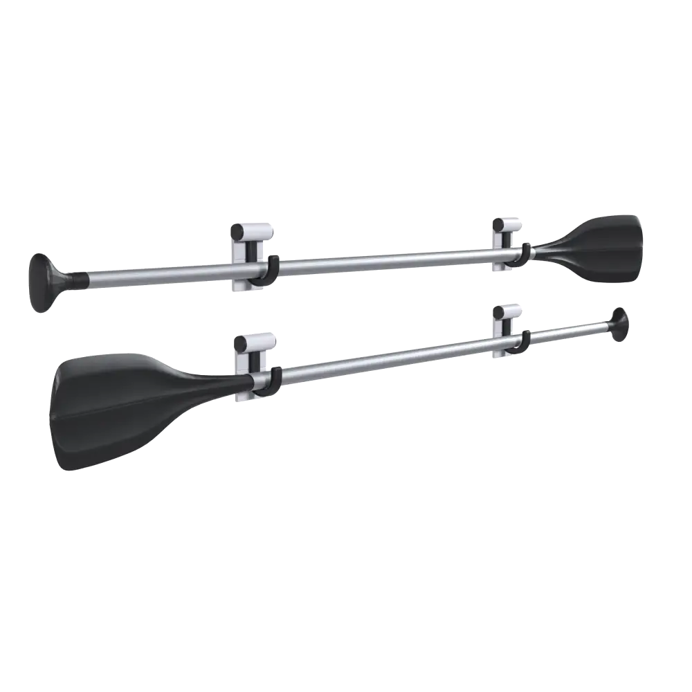 Hang It Simple 2in Wall Mounted Universal Storage Closet Hanger – Adjustable Durable Versatile 2-Pack - Hanging Storage