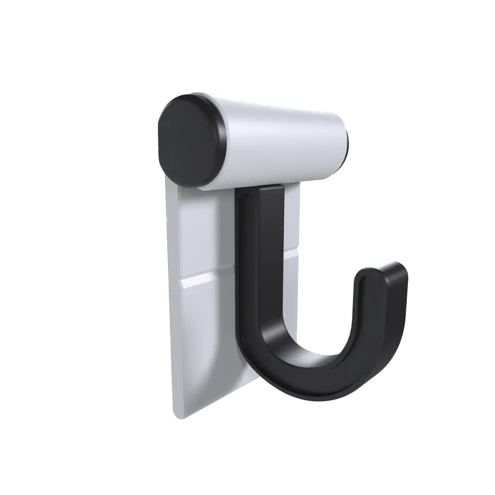 Hang It Simple 2in Wall Mounted Universal Storage Closet Hanger – Adjustable Durable Versatile 2-Pack - Hanging Storage