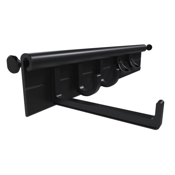 Hang It Simple Short Hooks Add-On Accessories for Kits 3-Pack Black - Hanging Storage Hooks and Rack Made in USA
