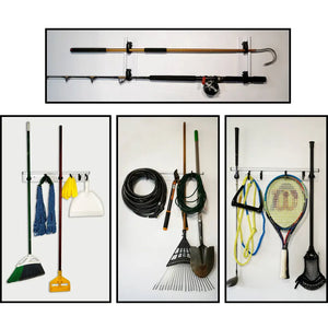 Hang It Simple Teardrop Rubber Hooks Add-On Accessories for Kits – 3-Pack Black - Hanging Storage Hooks and Rack