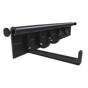 Hang It Simple Wall-Mounted Storage Hanger Kit Adjustable 18-Inch Organizer for Brooms Mops Tools Made in USA - Hanging