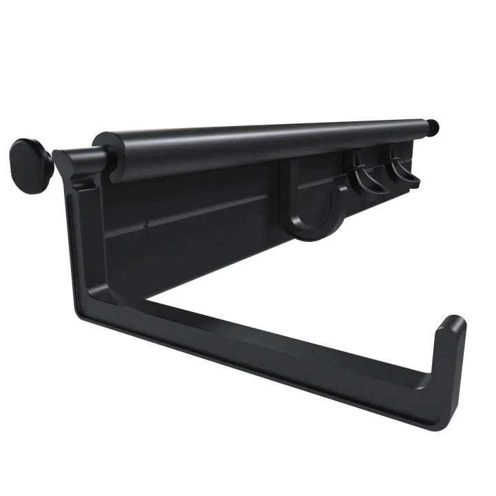 Hang It Simple Wall-Mounted Storage Hanger Kit Adjustable 18-Inch Organizer for Brooms Mops Tools Made in USA - Hanging