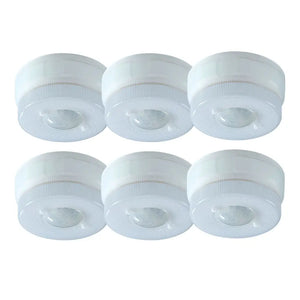 IQ America 6 inch Battery Operated Motion Sensor Ceiling Light 800 lumens - 6PK - Battery Operated Motion Sensor