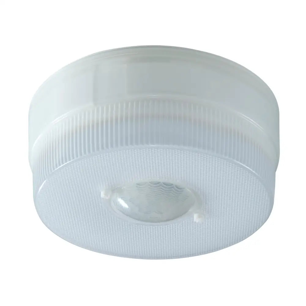 Iq America battery powered motion light white circular ceiling light with 800 lumens for home use