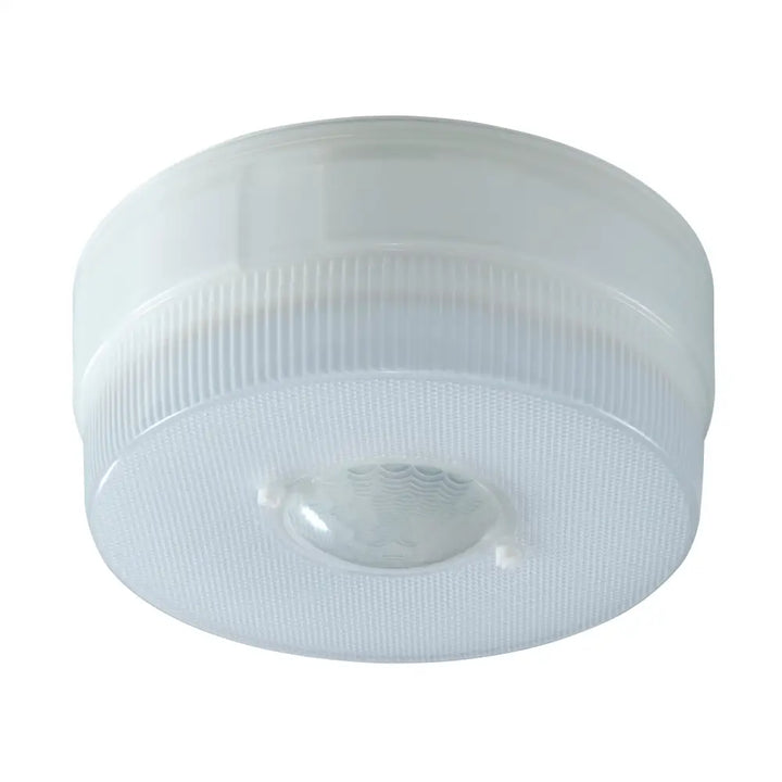 Iq America battery powered motion light white circular ceiling light with 800 lumens for home use