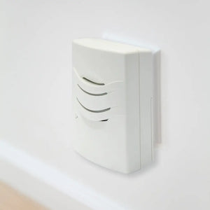 IQ America Commercial or Residential Wireless Plug-In Receiver Chime With Entrance Alert 1000 ft Range for Doors