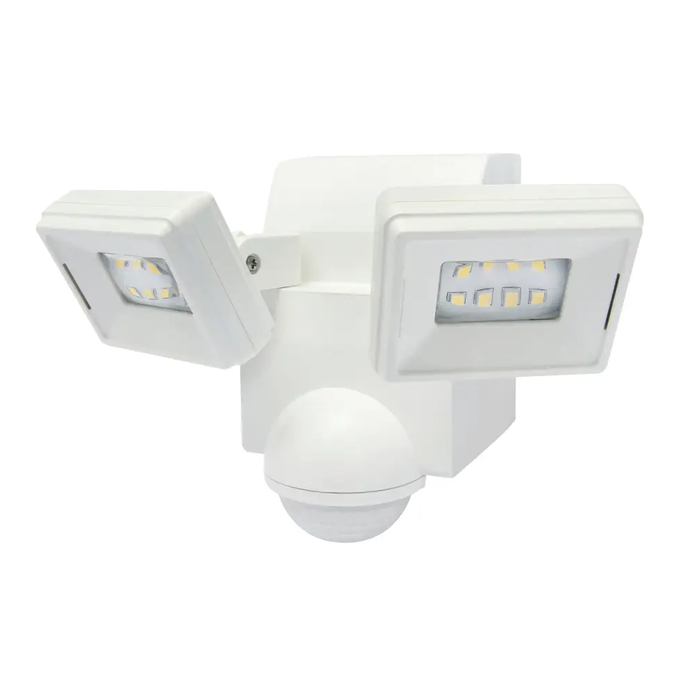 IQ America LED Motion Security Flood Light Battery-Powered Universal Mount 700 Lumen Closet Shed Storage Attic Workshop