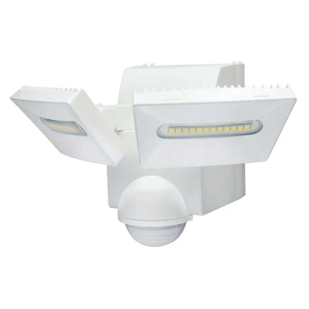 IQ America Motion Security Flood Light Battery-Powered 800 Lumen LED Eave Soffit Universal Mt Closet Shed Storage Attic