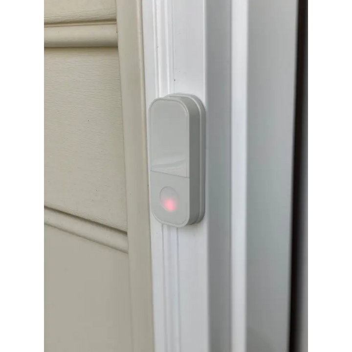 IQ America Portable Wireless Battery-Powered Contemporary Door Chime with Pushbutton 2 Melody Notes 100 foot Range