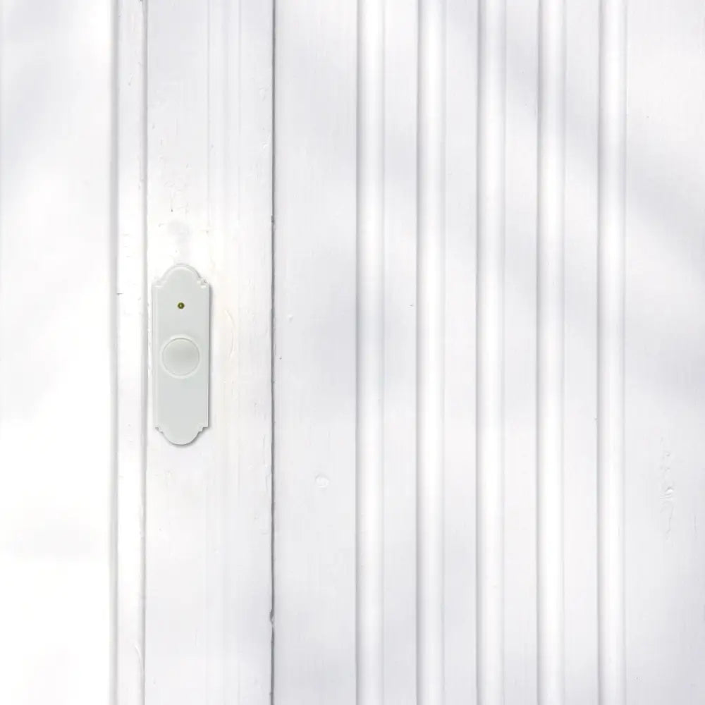IQ America WD6104A Wireless Doorbell Pushbutton Replacement Contemporary Slimline Non-lighted White - Door bell push