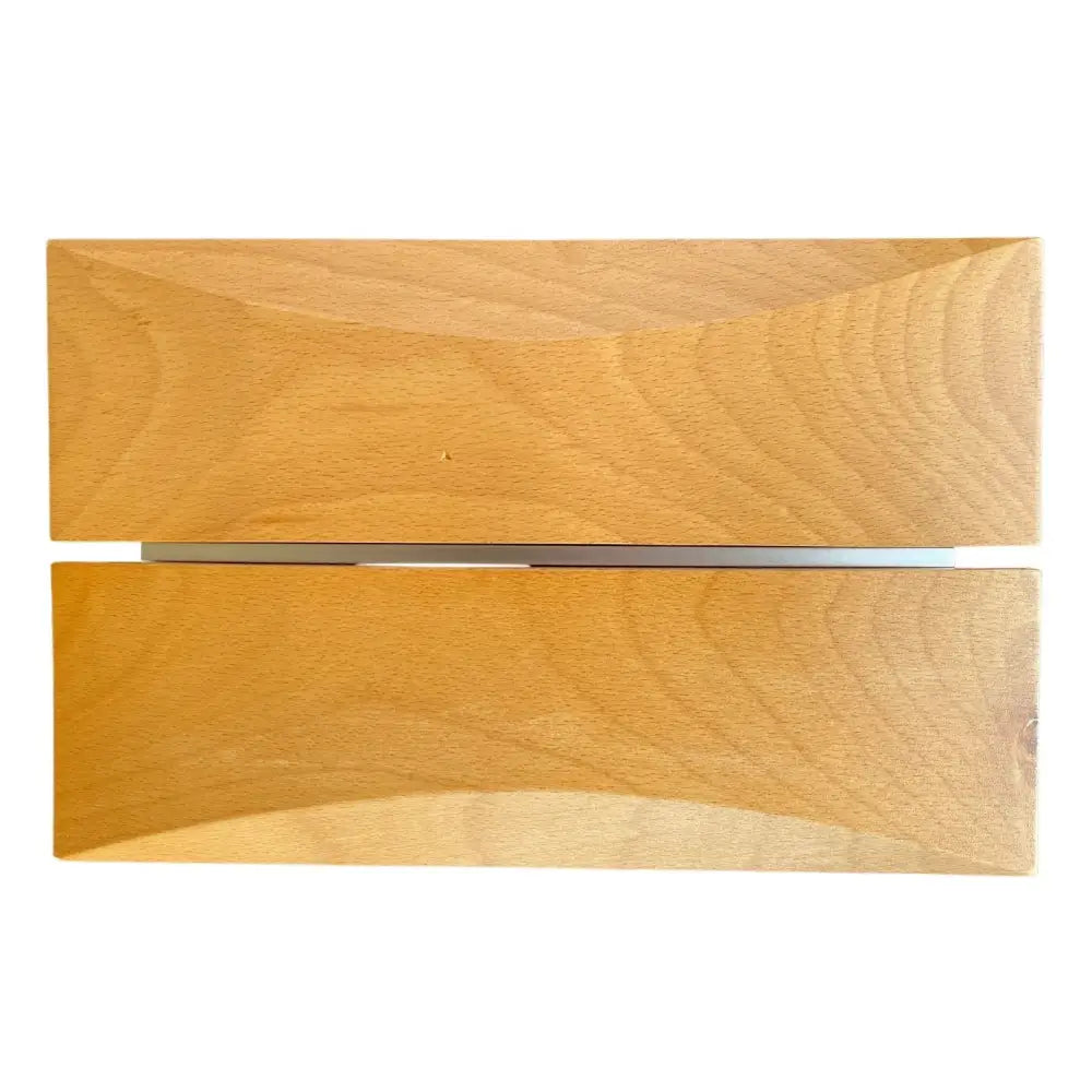 IQ America Wireless Battery-Powred Maple Wood Door Bell Chime 1 Pushbutton 3 Melody Notes Westminster Chime Volume