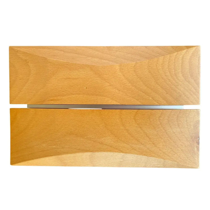 IQ America Wireless Battery-Powred Maple Wood Door Bell Chime 1 Pushbutton 3 Melody Notes Westminster Chime Volume