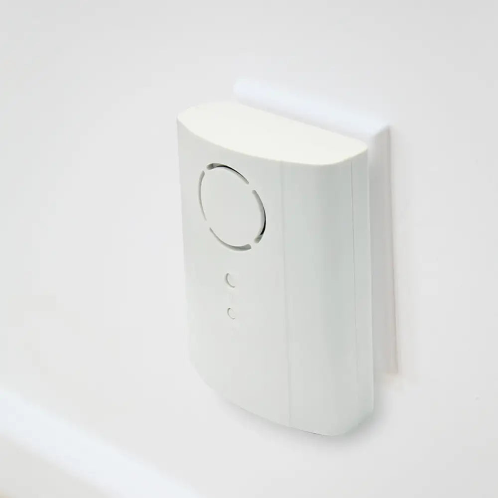 IQ America Wireless Plugin ContemporaryDoor Bell 1 Pushbutton 2 Melody Notes 100 foot Range White 2 pk - Door bell chime