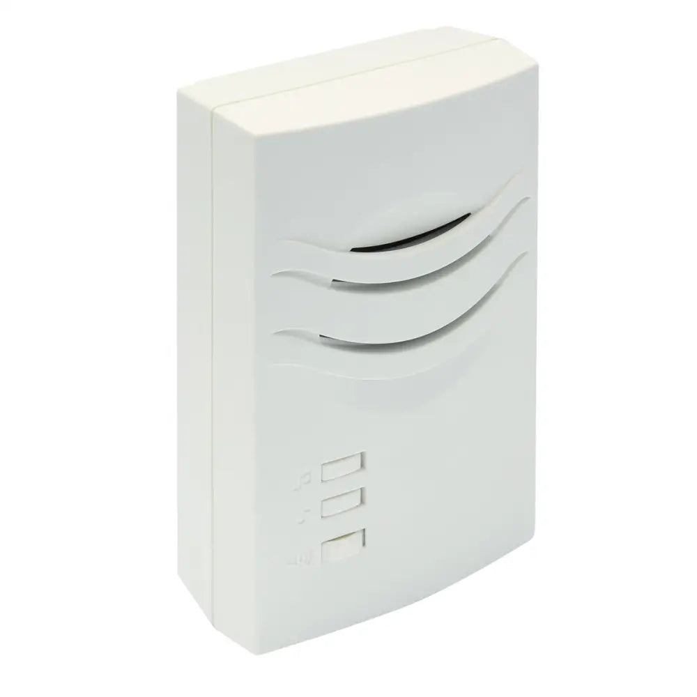 IQ America Wireless Plugin Door Bell Receiver ONLY,3 Melody Notes Westminster Chime Volume Control 150 foot Range White