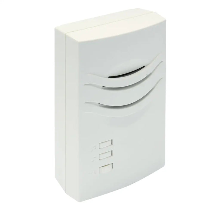 IQ America Wireless Plugin Door Bell Receiver ONLY,3 Melody Notes Westminster Chime Volume Control 150 foot Range White