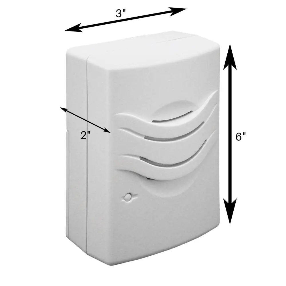 IQ America Wireless Plugin Door Chime Door Bell 2 PushButtons 2 Melody Notes 100 foot Range White - Plug in Door Bell