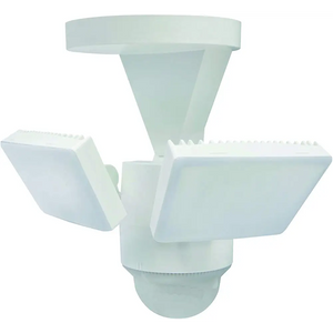 LED Outdoor Motion Sensor Security Floodlight – 1100 Lumens 180° Detection Weatherproof Design Versatile Eave or Wall