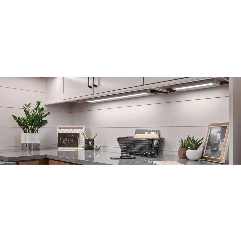 LED Under-Cabinet or Closet Lights - Dimmable Direct Wire or Plug-in 400-760 Lumens 3000K Warm White - Under Cabinet
