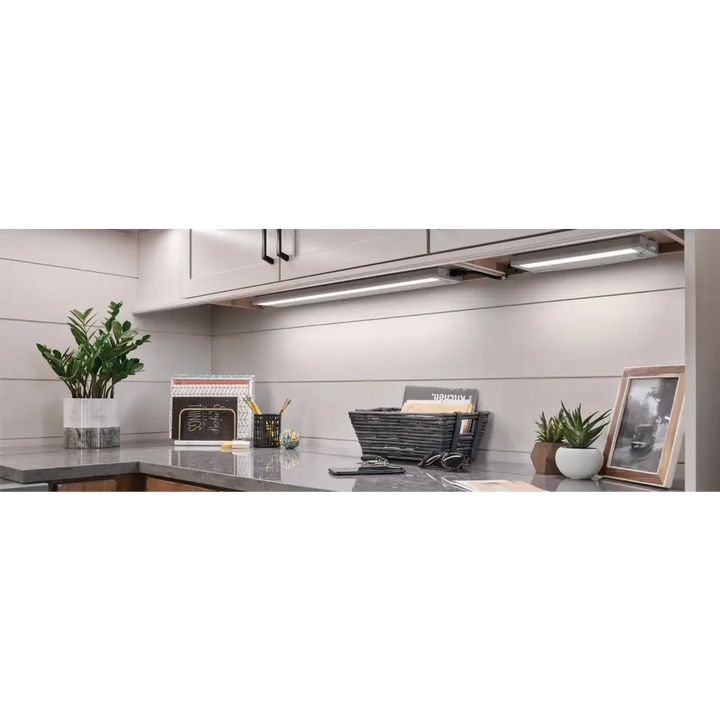 LED Under-Cabinet or Closet Lights - Dimmable Direct Wire or Plug-in 400-760 Lumens 3000K Warm White - Under Cabinet