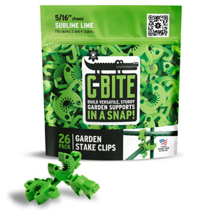 C-Bites Garden stake clips for 5/16 in
