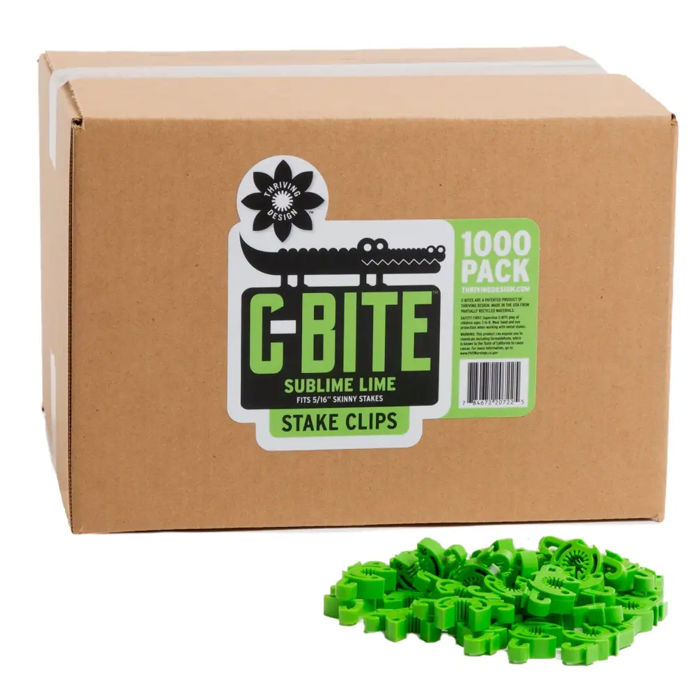 C-Bites Garden stake clips for 5/16 in