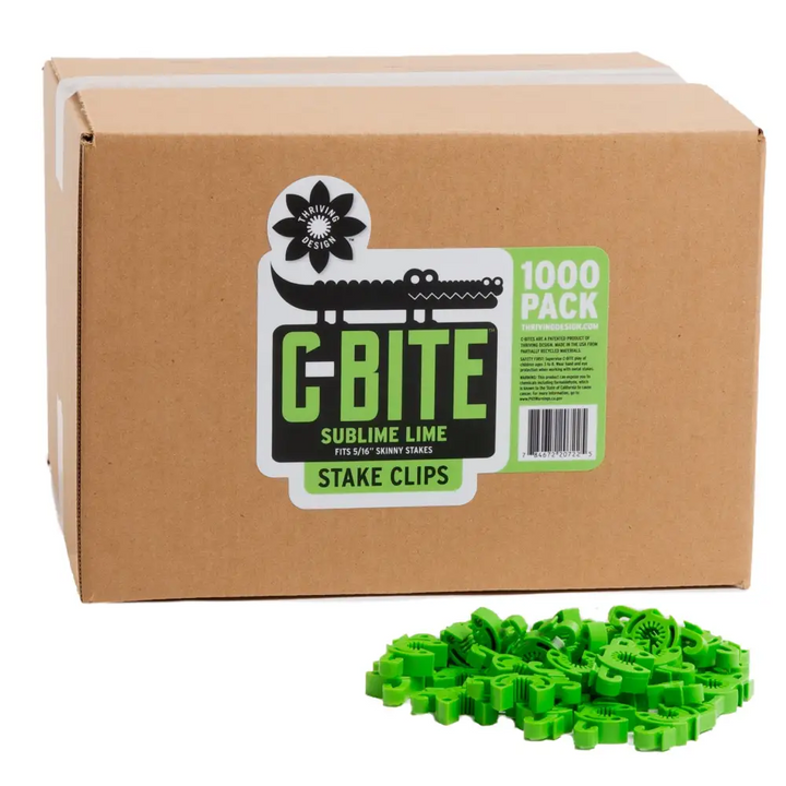C-Bites Garden stake clips for 5/16 in