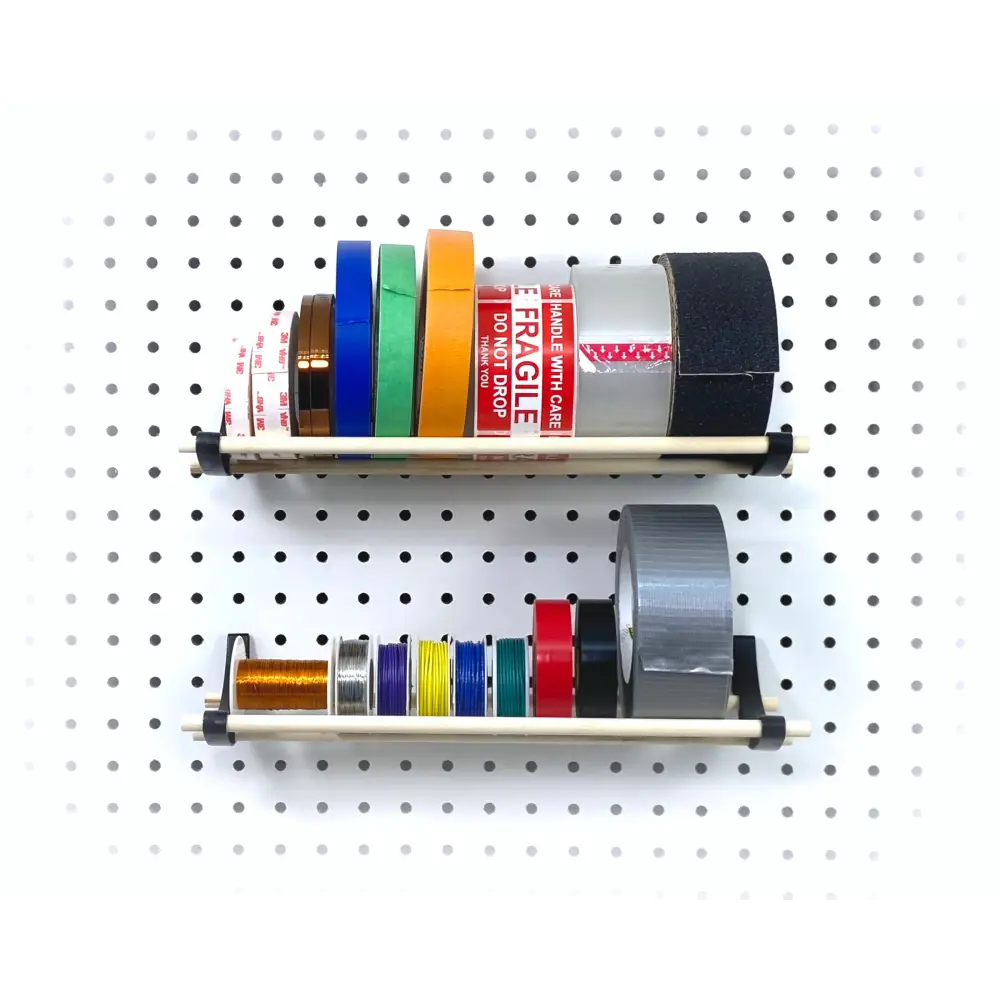 Peggy Pegboard Organizer 12-Inch Kit for Crafts Ribbon Tape Storage Made in USA - pegboard brackets organization