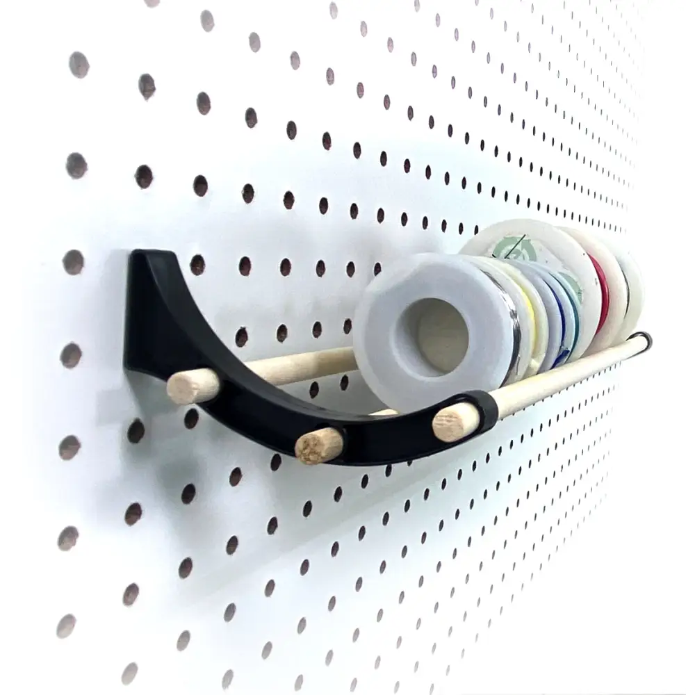 Peggy Pegboard Organizer 12-Inch Kit for Crafts Ribbon Tape Storage Made in USA - pegboard brackets organization