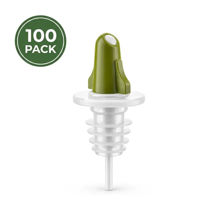 Pouro® Green Olive Oil & Vinegar Bottle Pouring Spout