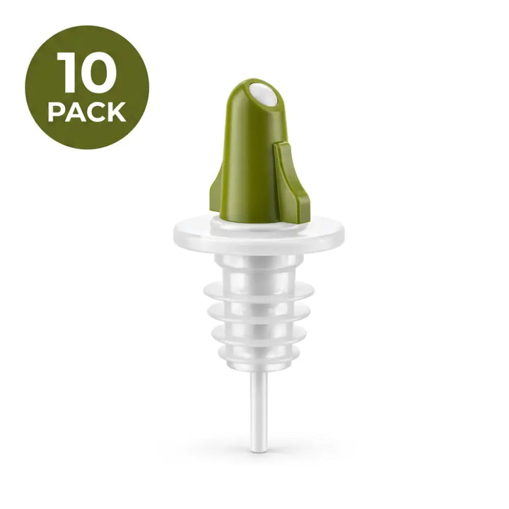 Pouro® Green Olive Oil & Vinegar Bottle Pouring Spout