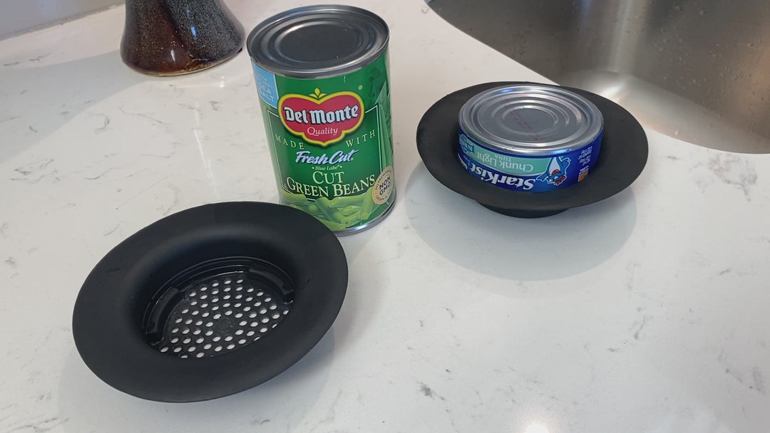 Flex Strainer 2-in-1 Kitchen Sink Strainer & Stopper - Fits 3.5" Drains | Made in USA