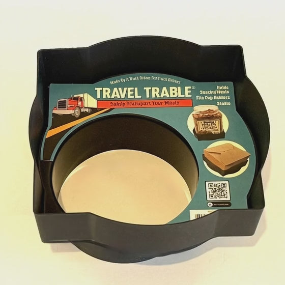 Travel Trable® – Cup Holder Food & Drink Tray for Trucks, RVs & Vehicles, Made in USA