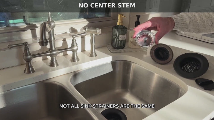 Flex Strainer® 2-in-1 Sink Strainer & Stopper