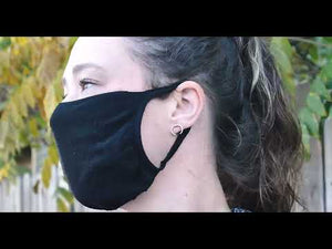 
            
                Load and play video in Gallery viewer, 30X Custom Logo Ear Loop Mask - Black (2 Pack)
            
        