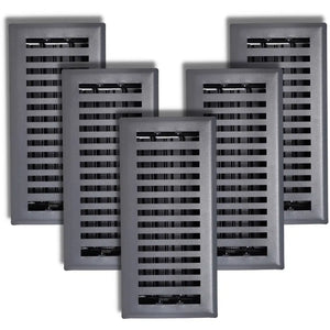 Sierra Grates Contemporary Steel Floor Register Made in USA Durable Vent Cover - Home and Garden