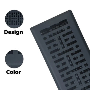 Sierra Grates Metro Steel Floor RegisterDurable Vent Cover